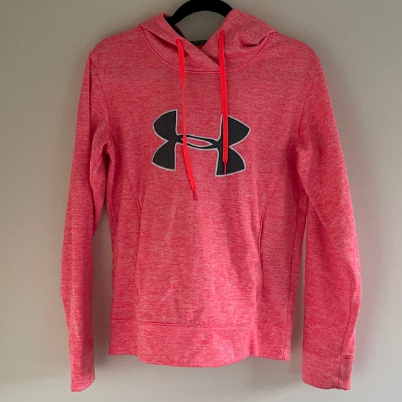 Under Armour Tops - Great Condition Pink UnderArmor Sweatshirt!!
